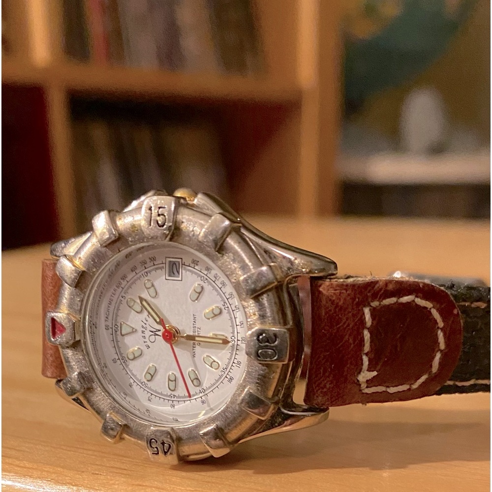 Wrangler water resistant woman’s wrist watch.